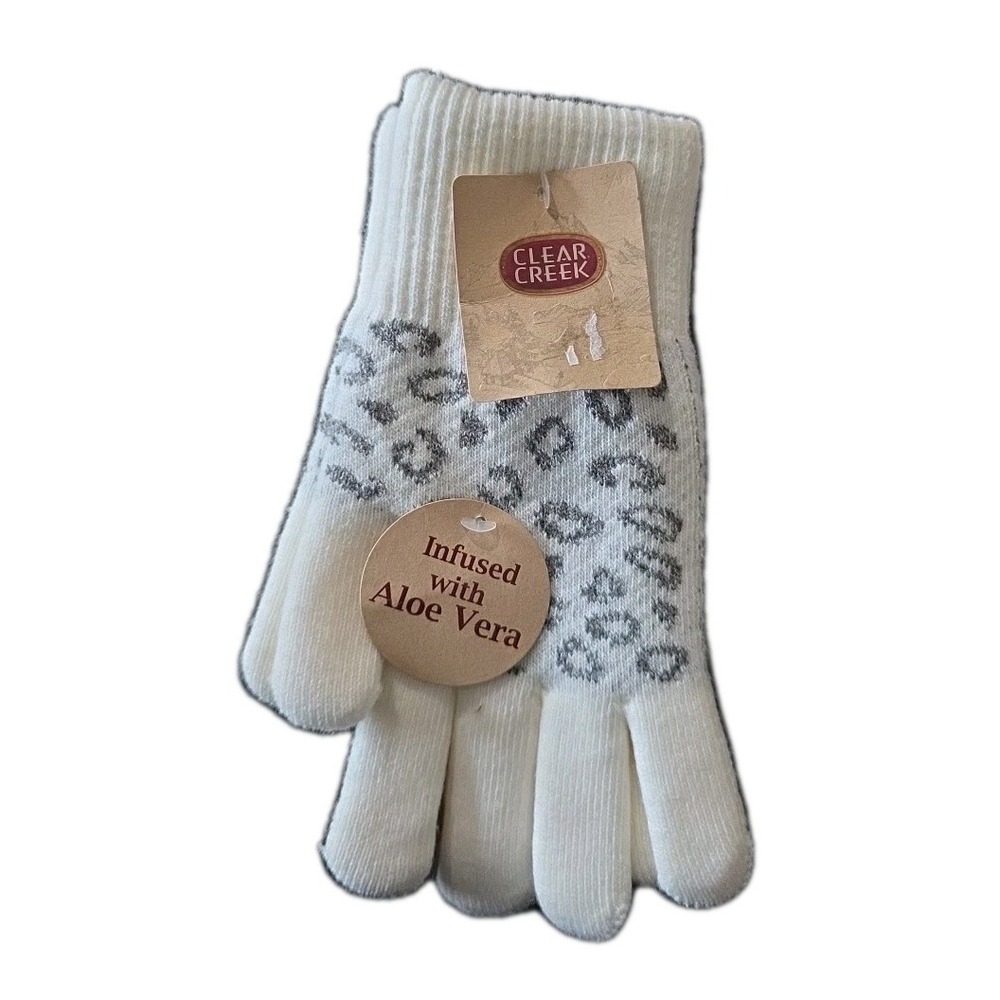 Clear Creek Women 2-Pack Aloe Vera Infused Winter Gloves - Random Colors, Soft &